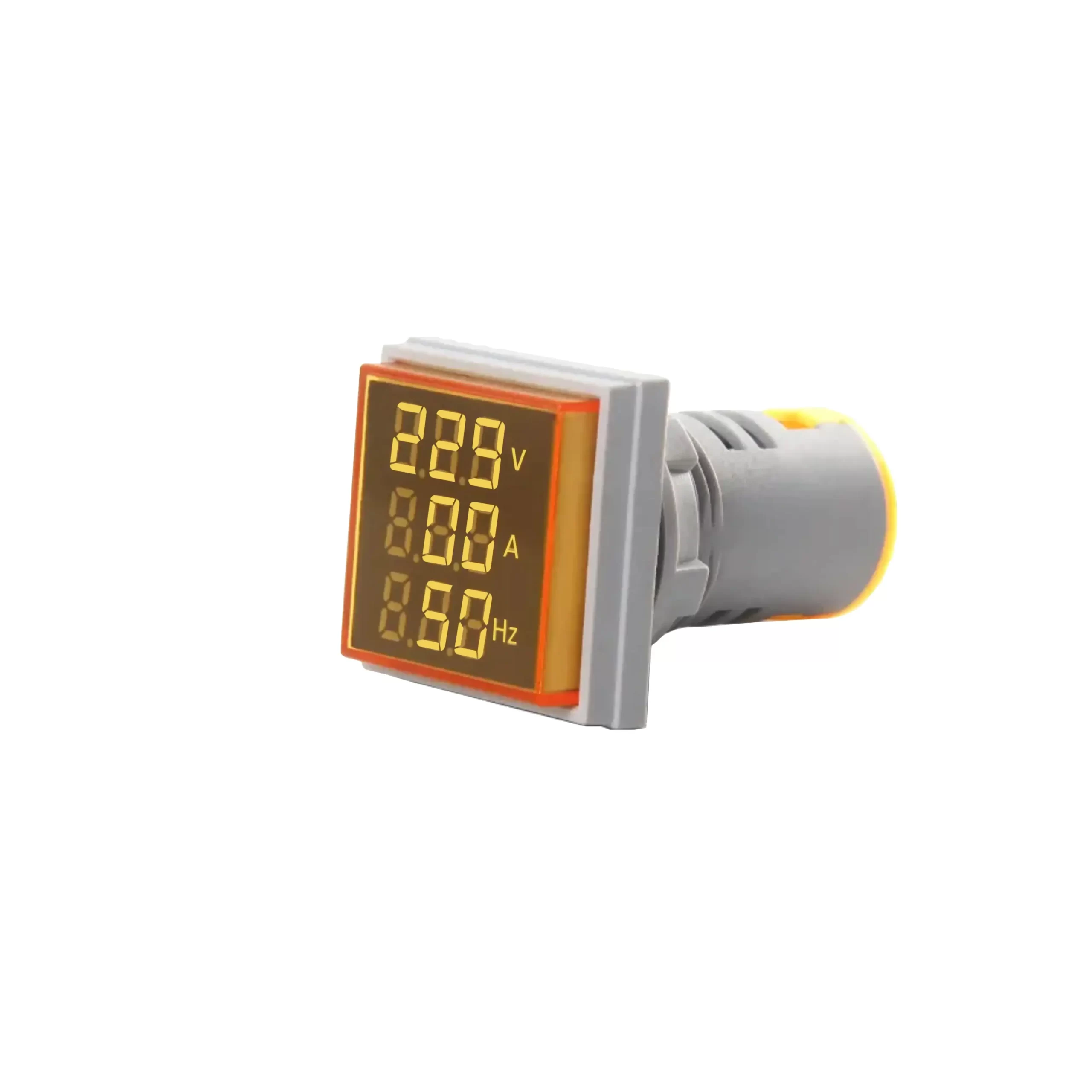 AMPERE + VOLT + HZ METER LAMP AD22-22VAFD YELLOW