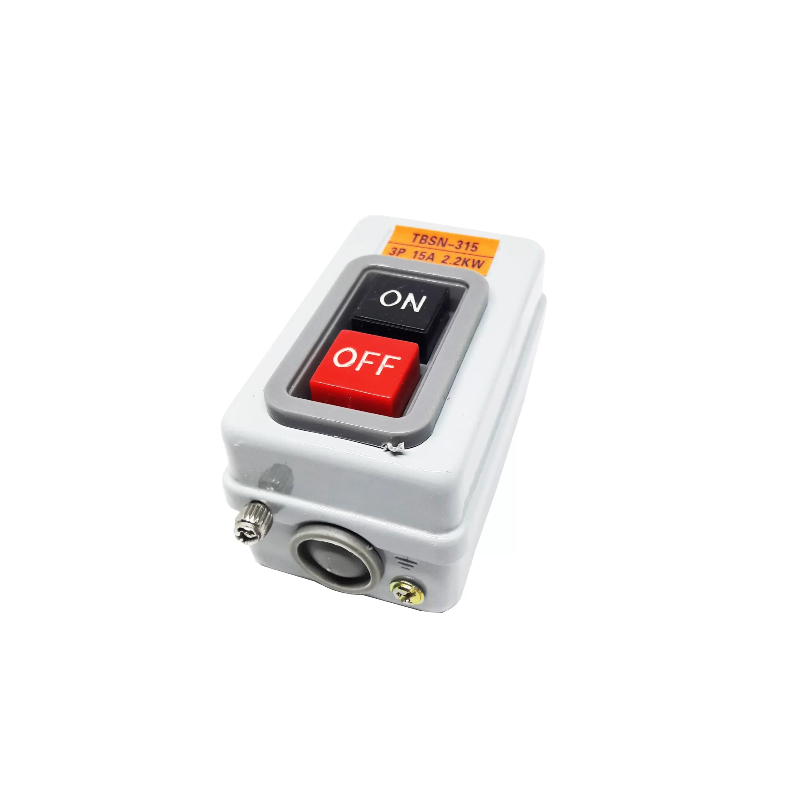 POWER PUSH BUTTON ON-OFF GRADE A STAY PUT TBSN 15A