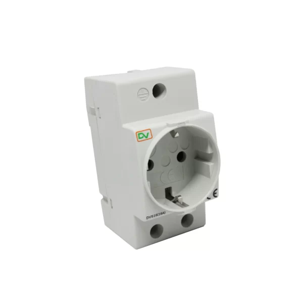 DIN RAIL SOCKET SCHUKO / DVS16