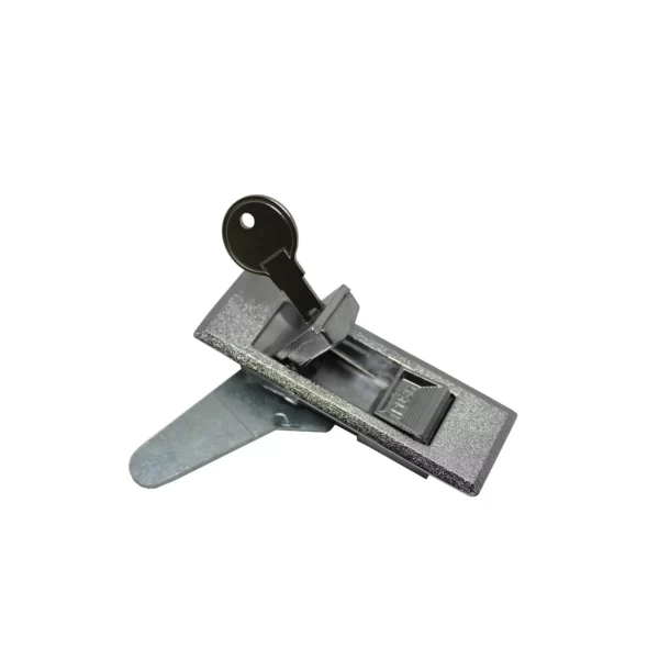 PUSH PANEL LOCK+KEY 84.5MM SAND BLAST CHROME / MS-603-3