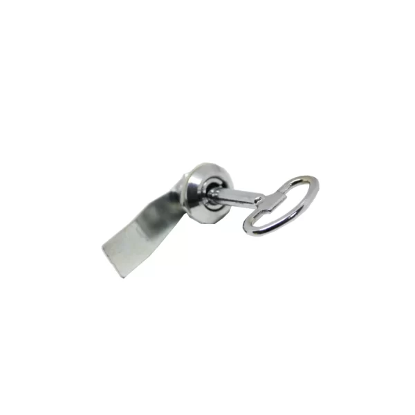 TURN CAM LOCK+KEY 28MM SILVER SHINY / MS-705